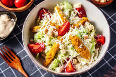 Caesar with crispy chicken